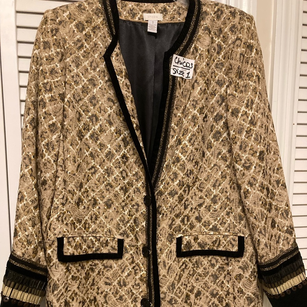 Chicos Dress Coat size one